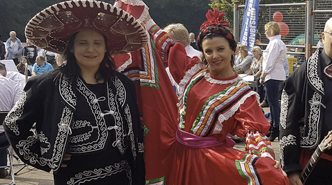 Mexicaanse muziek podiumband