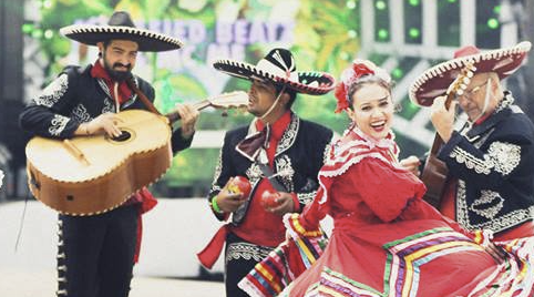 Vrolijke Mexicaanse en latijnse muziek