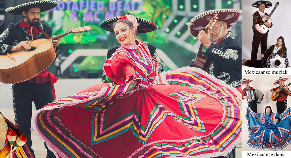 Mexicaanse muziek podiumband