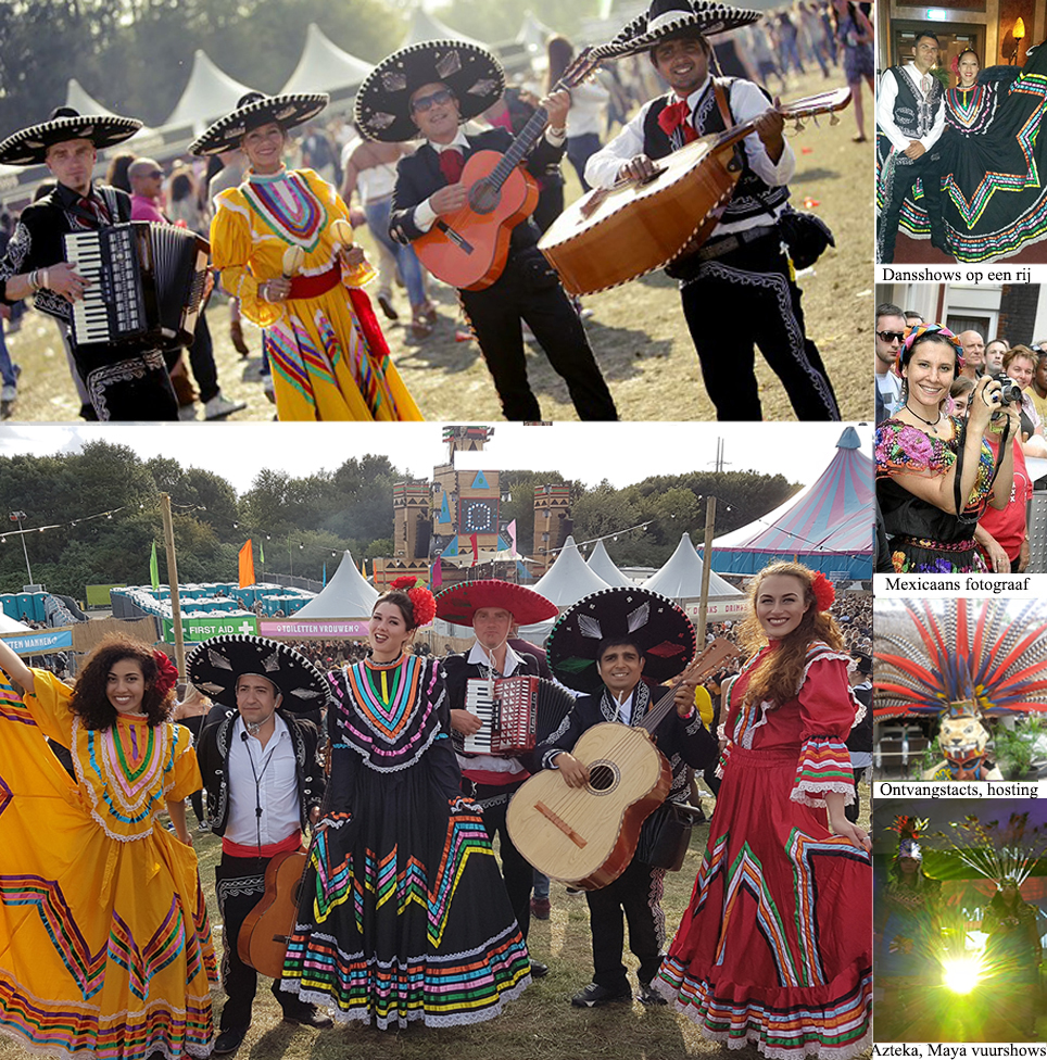 Mexicaanse muziek op buitenfestivals